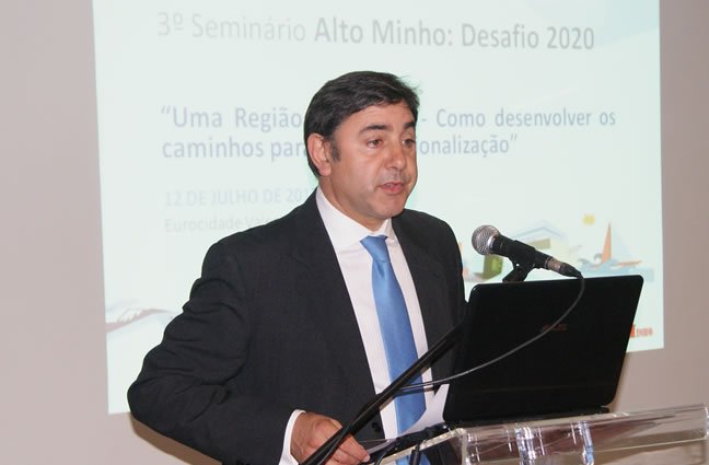 III Semin&aacute;rio "Alto Minho: Desafio 2020": Jorge Mendes, Presidente da C&acirc;mara Municipal de Valen&ccedil;a