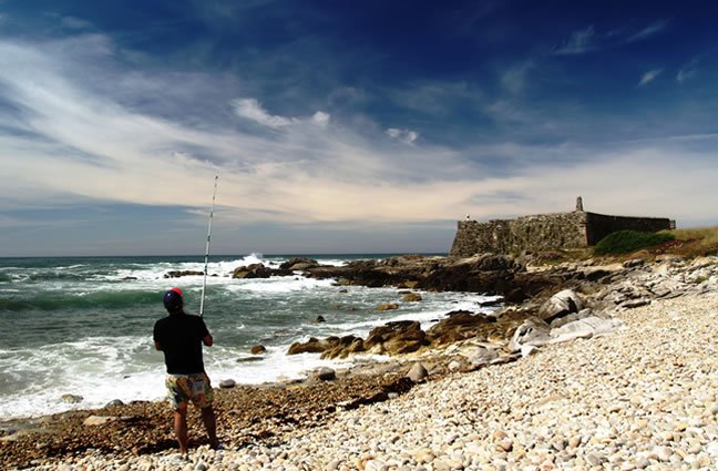 ID60 Pesca desportiva. Forte do C&atilde;o, Vila Praia de &Acirc;ncora, Caminha